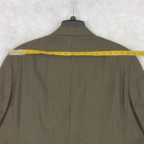 Vintage Lauren Ralph Lauren Blazer Mens Size 43R Brown Wool Single 3 Button 1996 - Picture 8 of 16